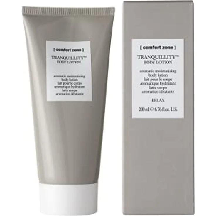 comfort zone TRANQUILLITY Body Lotion 200 ml, feuchtigkeitsspendende Körperlotion mit Amaranth und ätherischen Ölen, entspannender Duft – Bild 1