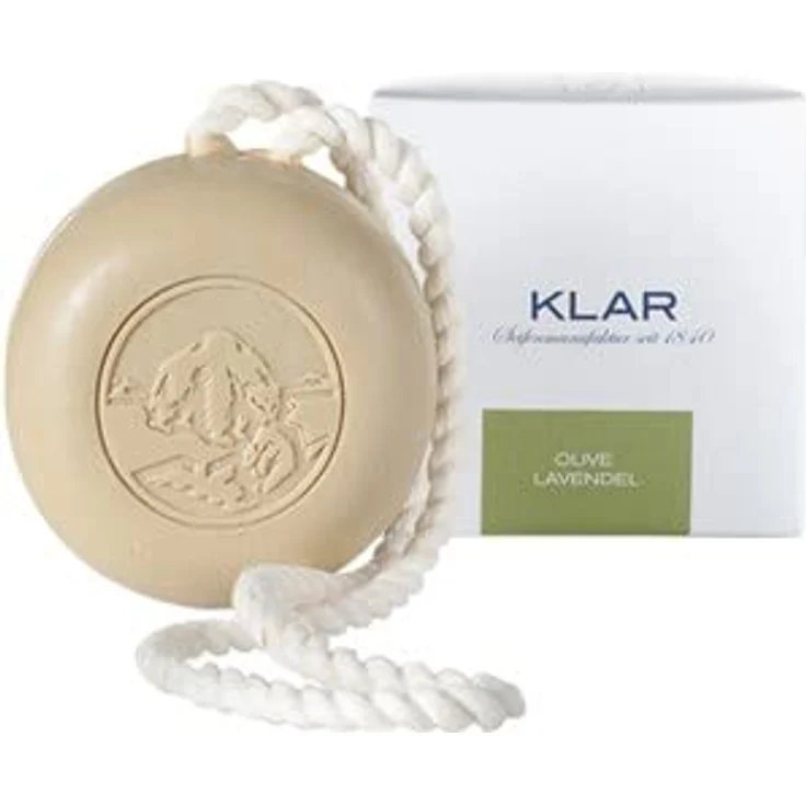 Klar Seifen Haar- Körperseife Olive und Lavendel, 250 g – Bild 1