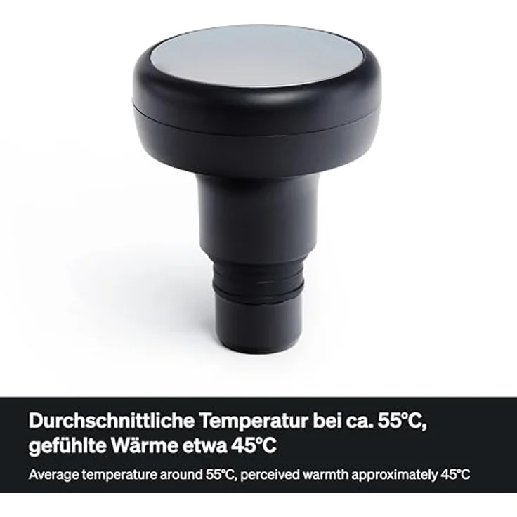 BLACKROLL® HEAT HEAD, Wärme-Aufsatz für die FASCIA GUN, gezielte Muskelentspannung durch Wärme & Vibration, 90 Minuten Laufzeit, kompakt & kabellos, schwarz – Bild 5