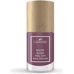 LaNature wasserbassierter Nagellack - Dunkles Violett - VEGAN - Waterbased Peel-Off Nail Polish - Lavender, 10 ml