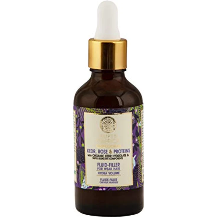 Natura Siberica Kedr, Rose & Protein, Nährendes Serum für geschwächtes Haar, 50 ml, vegan – Bild 4