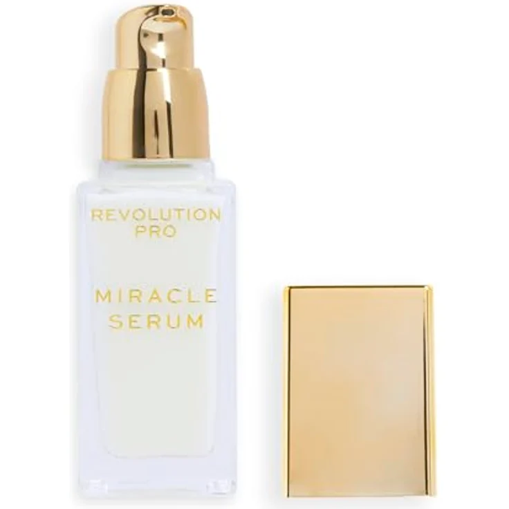 Revolution Beauty London Revolution Pro, Miracle Serum, Feuchtigkeitsspendendes Gesichtsserum, 30ml, mit aufhellendem Vitamin C und rosiger Duftnote – Bild 1