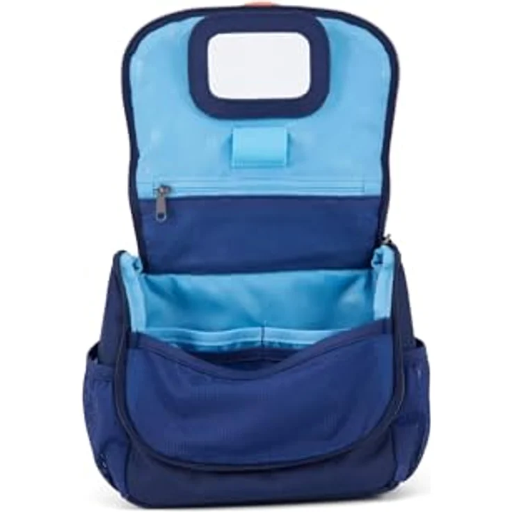 Affenzahn Kulturtasche Bär für 1-3 Jährige Kinder im Kindergarten - Blau – Bild 6