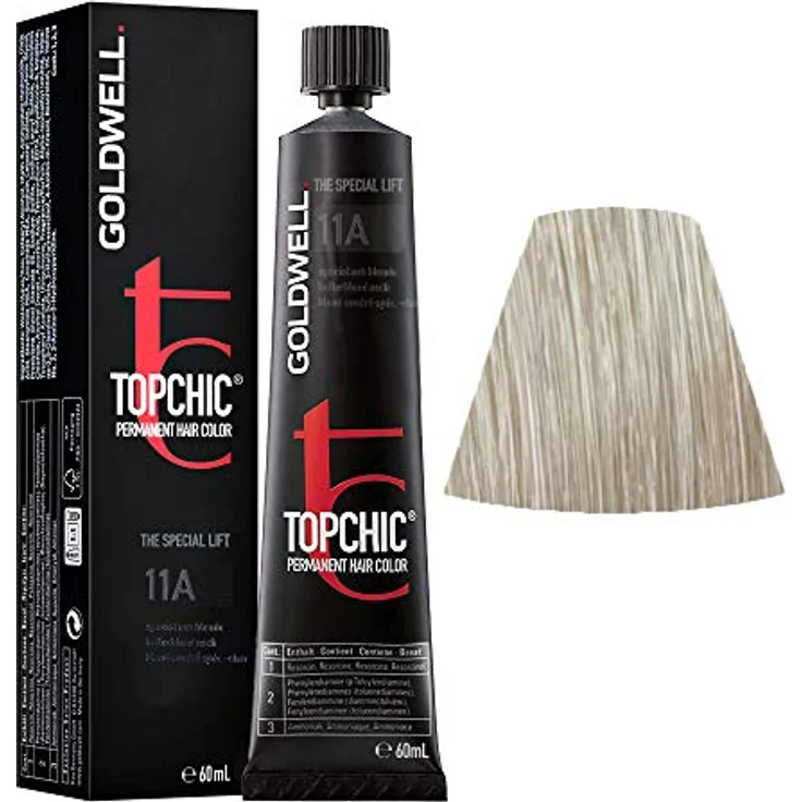 Goldwell Topchic 11A hellerblond asch 60 ml – Bild 2