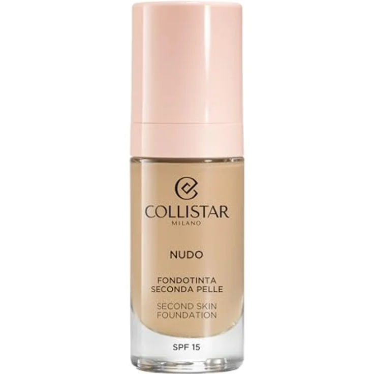 Collistar Foundation Nude zweite Haut, langer Halt, leichte Abdeckung, modulare Formel, wasserdicht, strahlender Hauteffekt, LSF 15, 2G Goldbeige, 30 – Bild 1