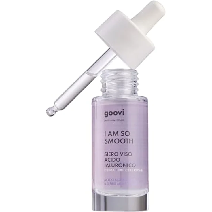 GOOVI I AM SO SMOOTH Gesichtsserum, Feuchtigkeitsbooster mit Hyaluronsäure und Granatapfel-Extrakt, 30 ml – Bild 3