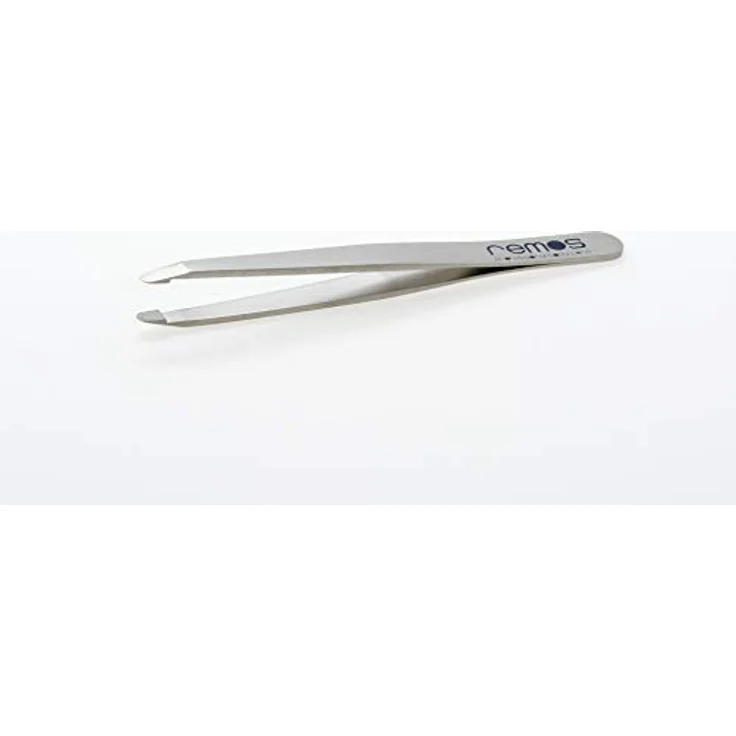 remos professional body care REMOS Augenbrauenpinzette mit runder Spitze, rostfreier Edelstahl, 9,5 cm, inkl. Schutzetui – Bild 2