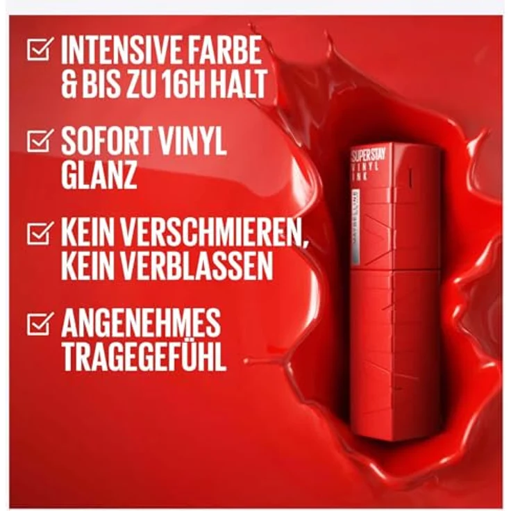 Maybelline SuperStay® Vinyl Ink Liquid Lippenstift 20 Coy 4,2 ml  – Bild 6