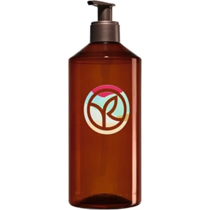 Yves Rocher Nachfüllbare Duschbad-Flasche Duschgel, 600ml nachfüllbar aus 77% recyceltem Kunststoff