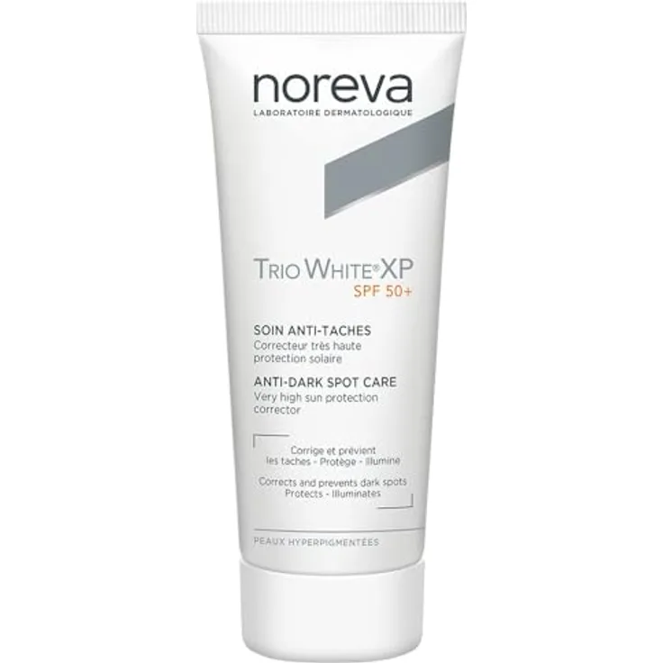 Noreva Trio White XP Soin Anti Taches SPF50+ 40ml, Sonnencreme für hyperpigmentierte Haut