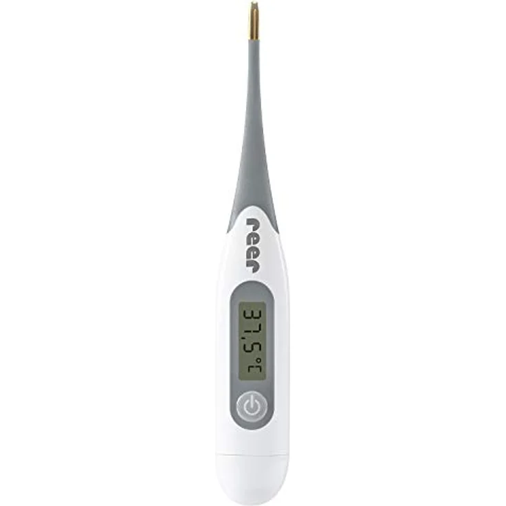 Reer GmbH ExpressTemp mit flexibler Spitze Digitales Fieberthermometer für orale, rektale und axillare Messung, mit Fieberalarm – Bild 2