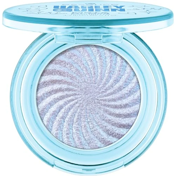 essence cosmetics Harley Quinn Meta Glow Highlighter, Nr. 02, Blau, definierend, schimmernd, holographisch, glitzernd, vegan, ölfrei, ohne Parabene, ohne Mikroplastikpartikel, 1er Pack (3.2g) – Bild 1