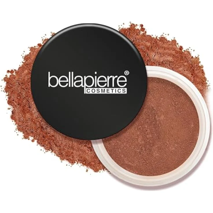 Bellapierre Cosmetics Mineral Foundation Powder, Double Cocoa, volles Deckung SPF 15, vegan und hypoallergen, 9 g – Bild 1
