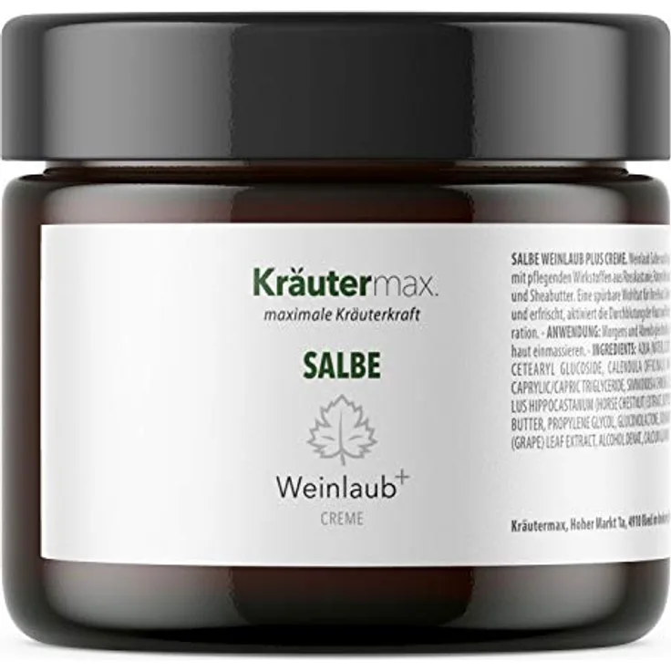 Weinlaub Salbe mit Rosskastanie Extrakt Creme 1 x 100 ml