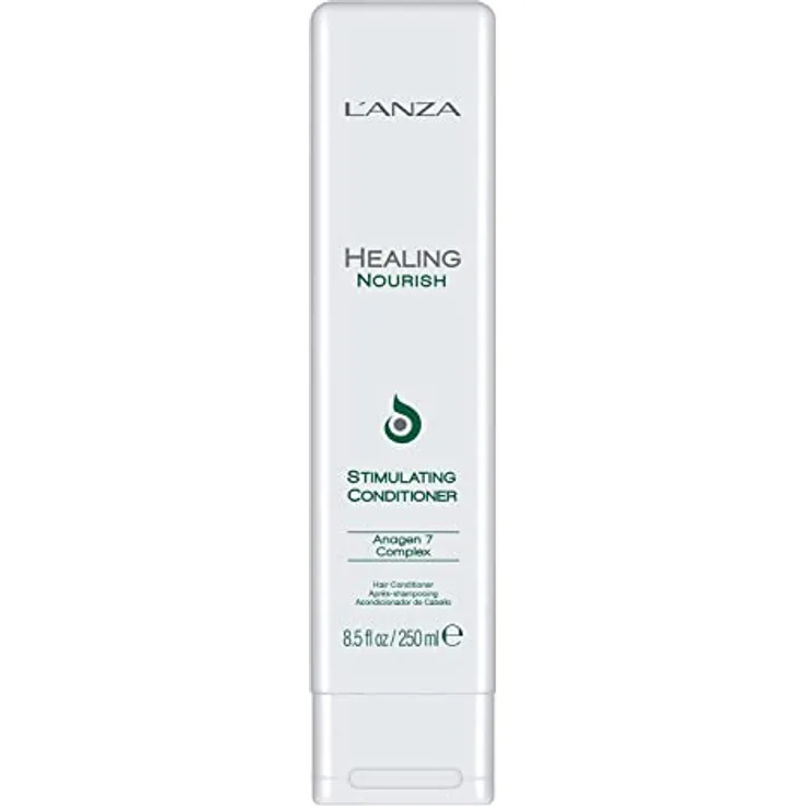 L'ANZA Heilung Nähren Stimulierender Conditioner (250 ml), Fördert Gesundes Haarwachstum, Beseitigt Abgestorbene Hautzellen, Talg, Rückstände und DHT, für Gesundes Haar & Kopfhaut, Haar Pflegespülung