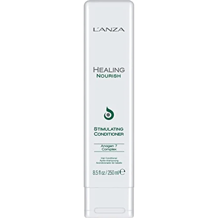 L'ANZA Heilung Nähren Stimulierender Conditioner (250 ml), Fördert Gesundes Haarwachstum, Beseitigt Abgestorbene Hautzellen, Talg, Rückstände und DHT, für Gesundes Haar & Kopfhaut, Haar Pflegespülung – Bild 1