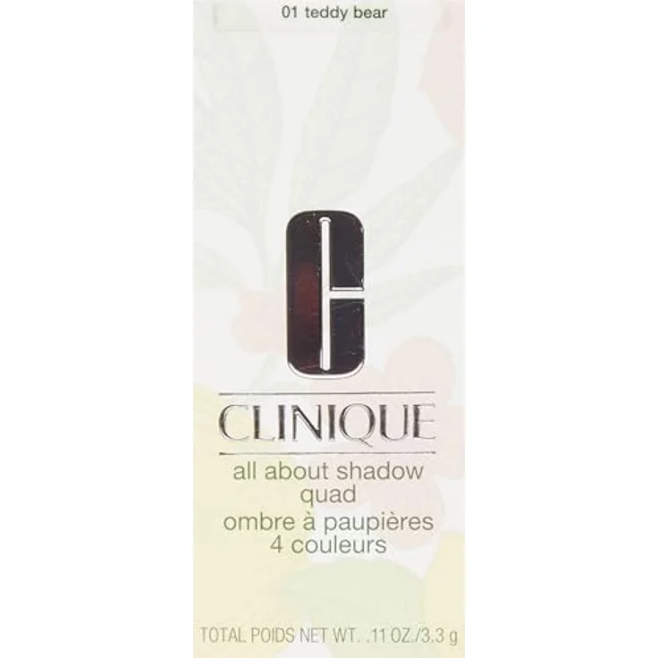 Clinique All About Shadow™ Quad Lidschattenpalette, Farbton Teddy Bear, 3,3 g, mit leicht kombinierbaren Farbtönen und Glitzereffekt – Bild 2