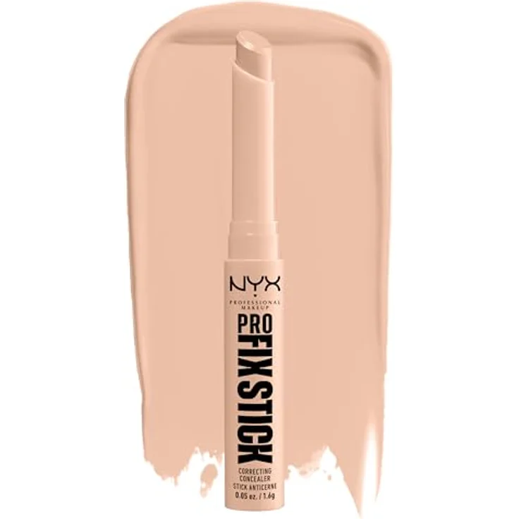 NYX Professional Makeup Pro Fix Stick, Concealer für einheitliche Hautfarbe, Farbton 04 Light, 1.6 g, hochpigmentierte Formel – Bild 1