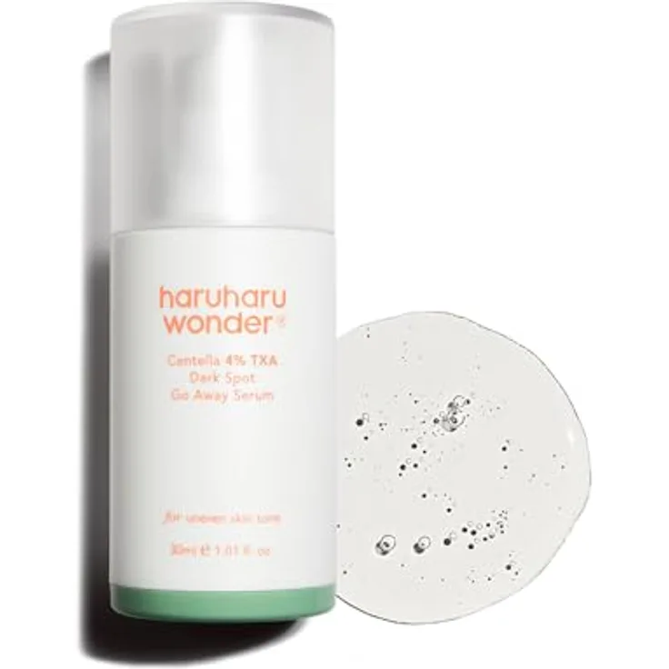 HARUHARU Haruharu Wonder Dark Spot Go Away Serum, Centella 4% Tranexamsäure, Vitamin C, Verfärbungskorrigierendes Serum, Hyperpigmentierung und gleichmäßiger Hautton (30 ml)