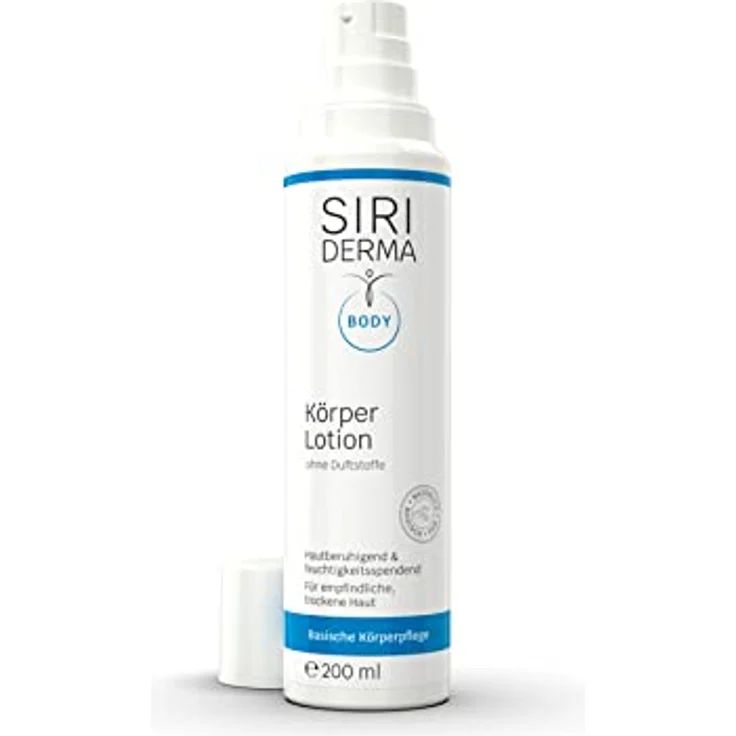 SIRIDERMA Basische Körperlotion | 200 ml | Ohne Duftstoffe | Hautberuhigende Feuchtigkeitspflege | Für Glattere Haut – Bild 2