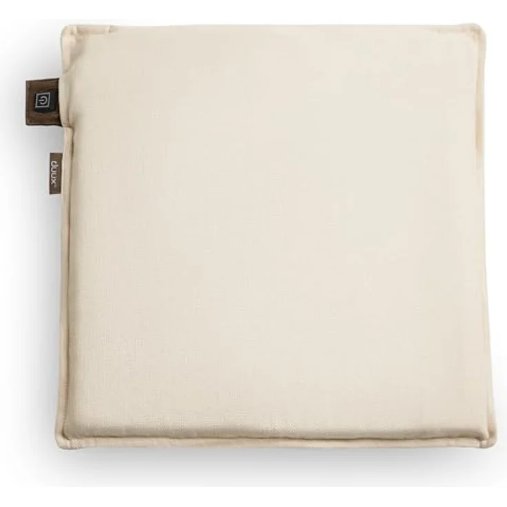 Duux Mellow Beheiztes Sitzkissen, kabellos, 3 Heizstufen, 10.000mAh Akku, wasserabweisend, waschbar, Memory Foam, 40x40 cm, beige – Bild 1
