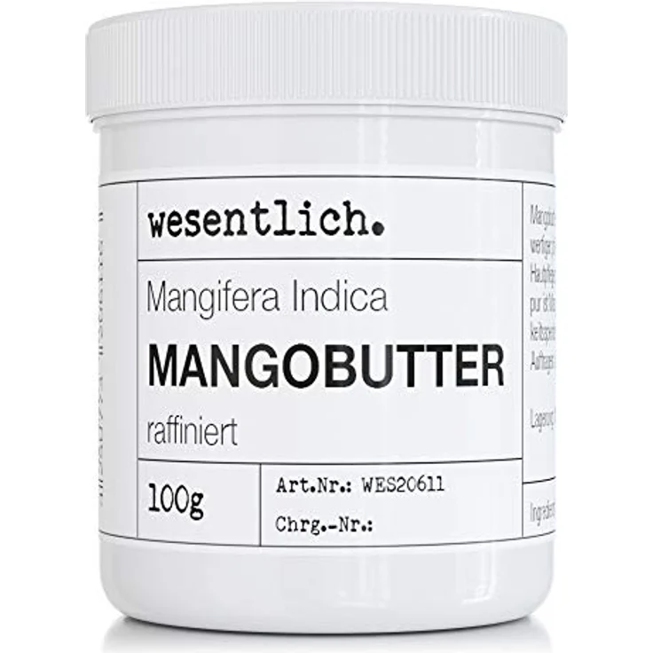Mangobutter 100g- 100% reine Pflege oder perfekte Basis für hochwertige Pflegeprodukte von wesentlich. – Bild 1