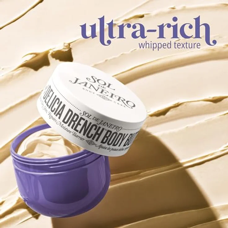 SOL DE JANEIRO DELICIA DRENCH BODY BUTTER 75 ml - Langanhaltende Feuchtigkeit, repariert die Hautbarriere, samtige Pflaume & Vanilleorchidee, vegan – Bild 2