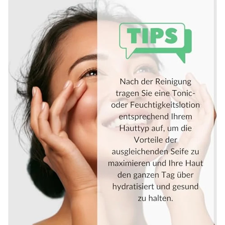 M PURE MINERAL DEAD SEA COSMETICS Pure Mineral pH 5.5 Ausgleichendes Gesichtsseife, Sanfter Reiniger mit Vitamin E, 250ml, Für alle Hauttypen, Ohne Silikone, Sulfate, Parabene – Bild 5