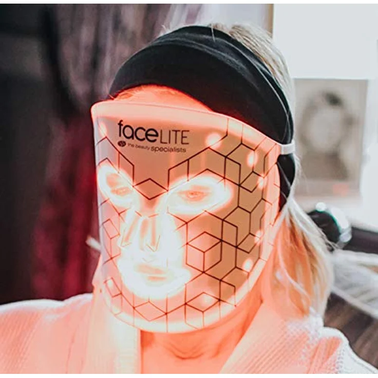 RIO Facelite Evolution, LED-Gesichtsmasken-Massagegerät zur Verbesserung der Hautbeschaffenheit und Festigung der Gesichts-konturen, 1 St. – Bild 2