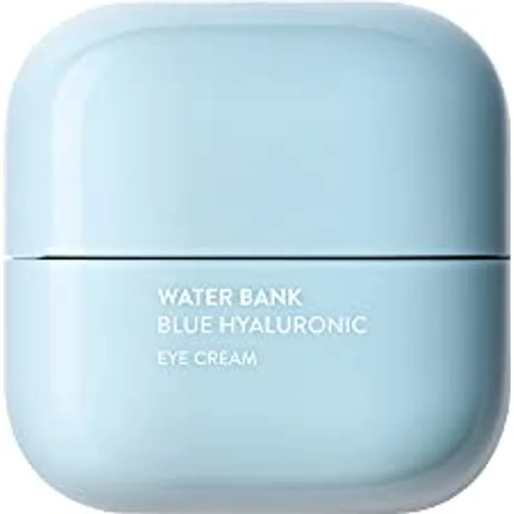 Laneige Water Bank Blue Hyaluronic Eye Cream, Augencreme mit intensiver Feuchtigkeit gegen dunkle Ringe und Schwellungen – 0,8 oz