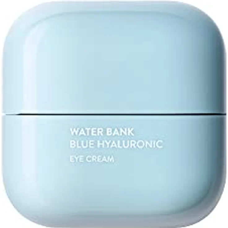 Laneige Water Bank Blue Hyaluronic Eye Cream, Augencreme mit intensiver Feuchtigkeit gegen dunkle Ringe und Schwellungen – 0,8 oz – Bild 1