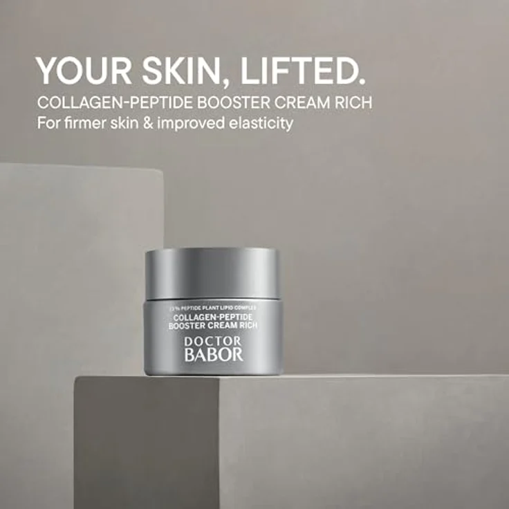 BABOR DOCTOR Collagen-Peptide Booster Cream | Feuchtigkeitsspendende, straffende Anti-Falten Creme | vegan | 50ml – Bild 3