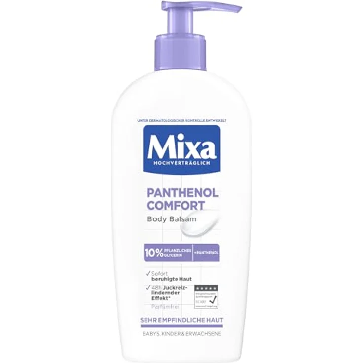 Mixa Pflege Panthenol Comfort Body Balsam Bodylotion 250 ml – Bild 1