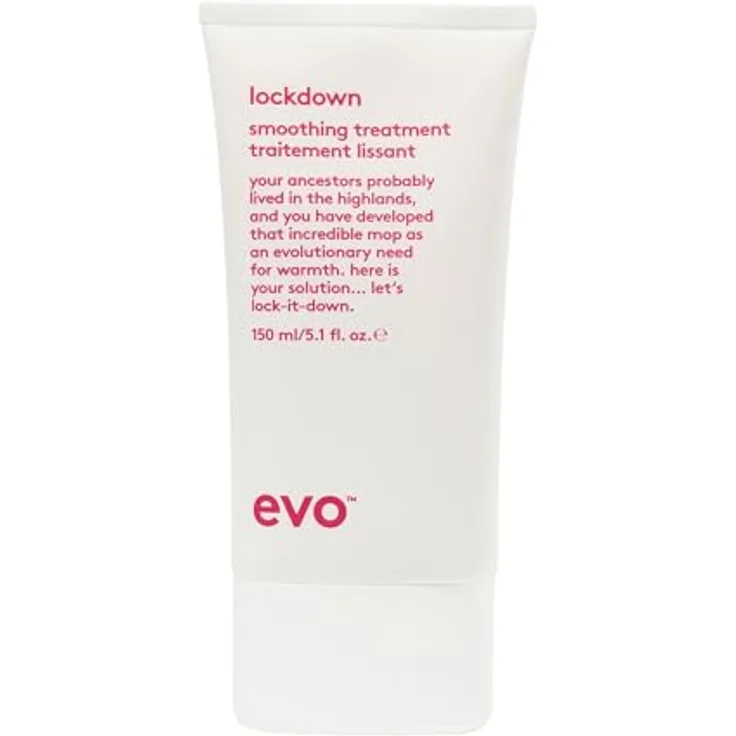 evo Lockdown Glättungsbehandlung – Leave-In Haarbehandlung – schützt coloriertes Haar und kontrolliert widerspenstiges Haar – 150 ml