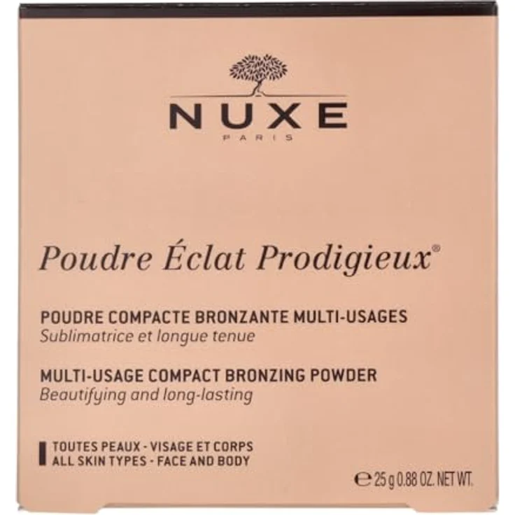 NUXE Prodigieux Poudre Eclat 01 Bronze 25 ml, Textur: Pudrig – Bild 3