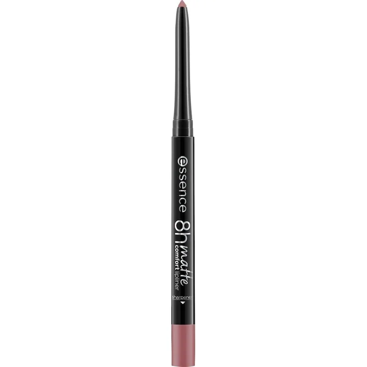 Essence 8H Matte Comfort Lipliner, wasserfest mit samtweichem Tragegefühl, Farbe: Clouded, 0,3 g