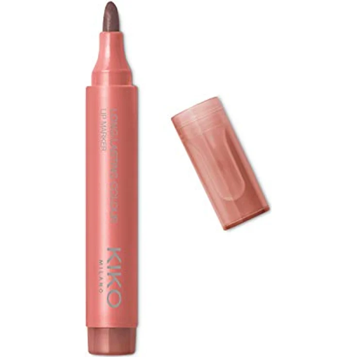 KIKO Milano Long Lasting Colour Lip Marker, Lippenstift mit intensiver Farbe und natürlichem Tattoo-Finish, 2,5 g - NATURAL ROSE – Bild 1