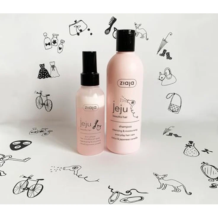 ZIAJA Jeju Duo-Phase Hair Conditioner Spray, 125 ml - pflegend, glättend, für geschmeidiges und glänzendes Haar – Bild 3