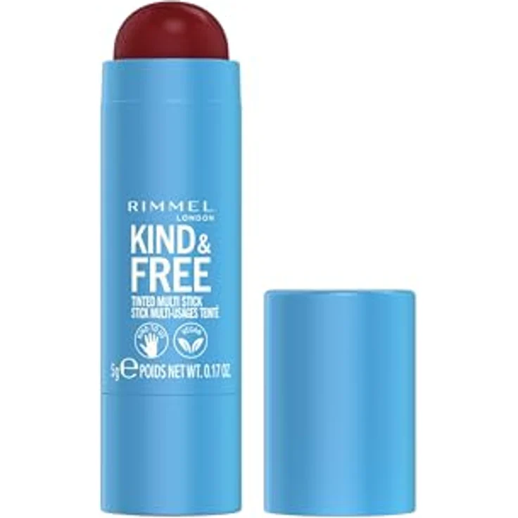 Rimmel London KIND & FREE tinted multi stick 5 gr, tierversuchsfrei und vegan, hochpigmentierte Farbe, intensiv feuchtigkeitsspendend – Bild 1