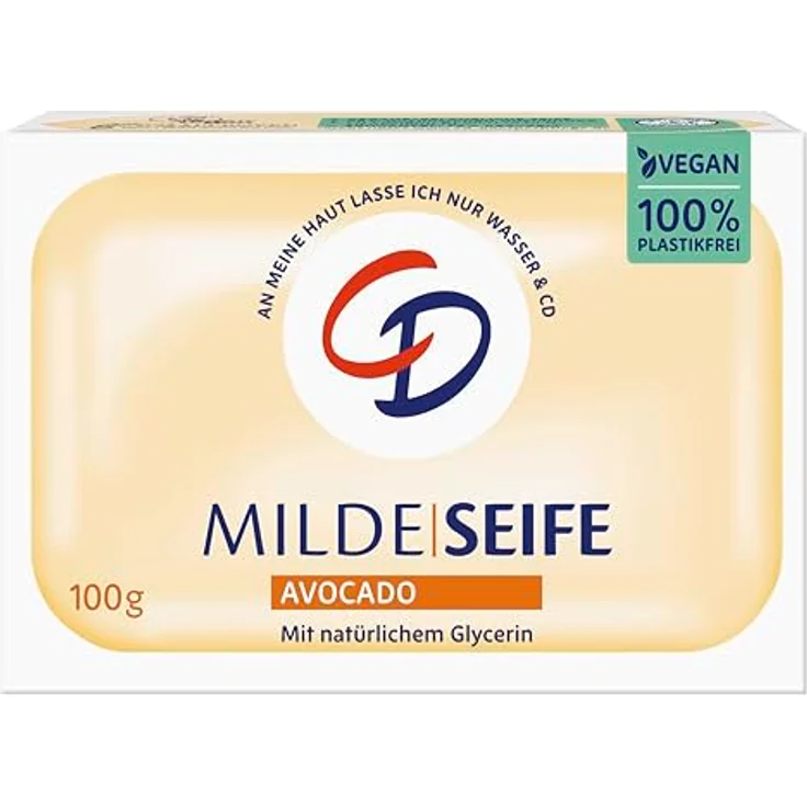 CD MILDE SEIFE AVOCADO 100G vegan & ohne Mikroplastik – Bild 1