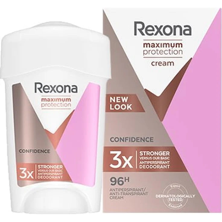 Rexona Confidence Deostick Anti-Transpirant, 96H Wirksamkeit, 45 ml, 3 Stück, frischer Duft – Bild 3