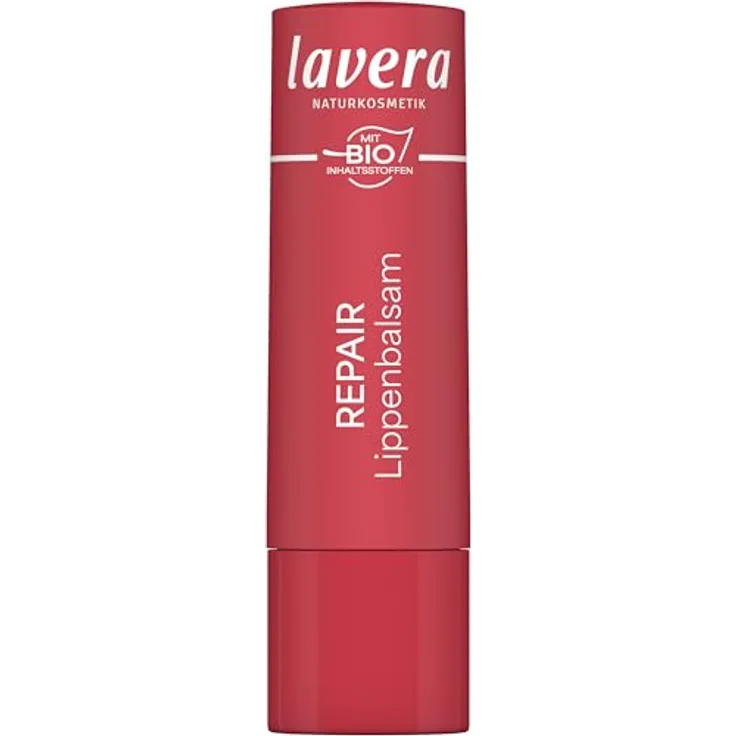 lavera Repair Lippenbalsam, intensive Pflege gegen Austrocknung, 100% natürliche Inhaltsstoffe, 1 Stück