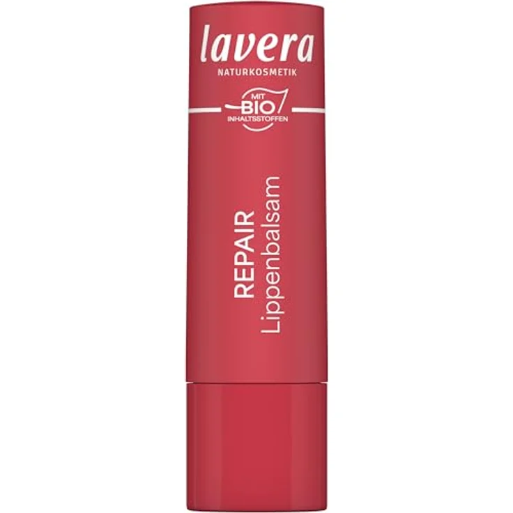 lavera Repair Lippenbalsam, intensive Pflege gegen Austrocknung, 100% natürliche Inhaltsstoffe, 1 Stück – Bild 1