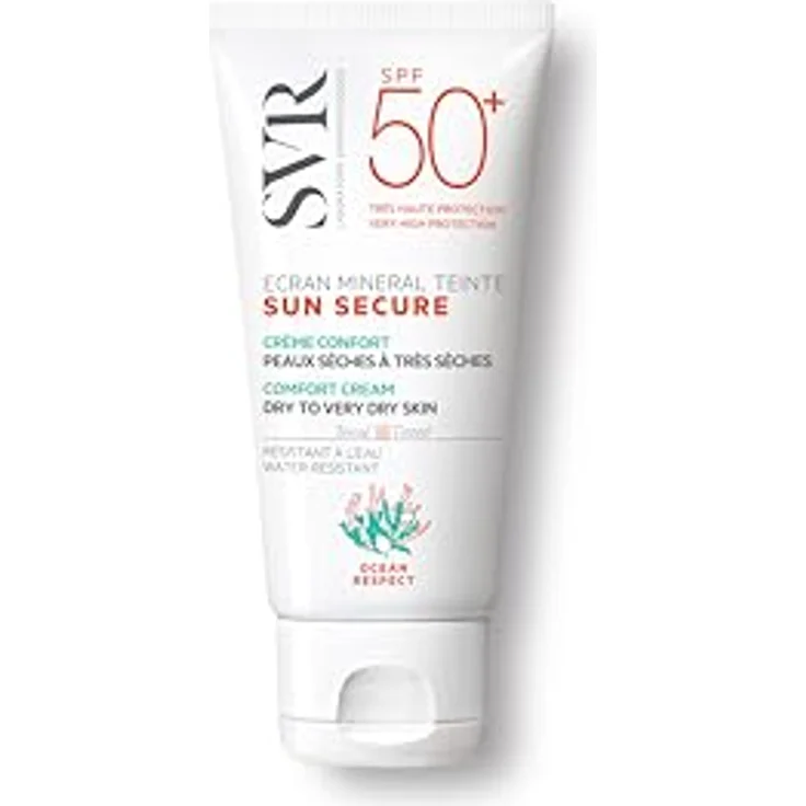 SVR Sun Secure Ecran Mineral Teinte Crème LSF50 hoher Lichtschutzfaktor 60 g – Bild 2