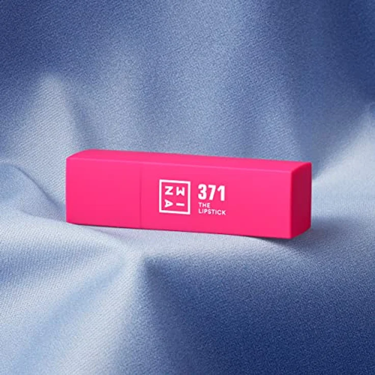 3INA The Lipstick Lippenstift, hohe Deckkraft, 4,5 g, Nr. 371 - Doll Pink, Soft-Touch-Magnetverpackung – Bild 6