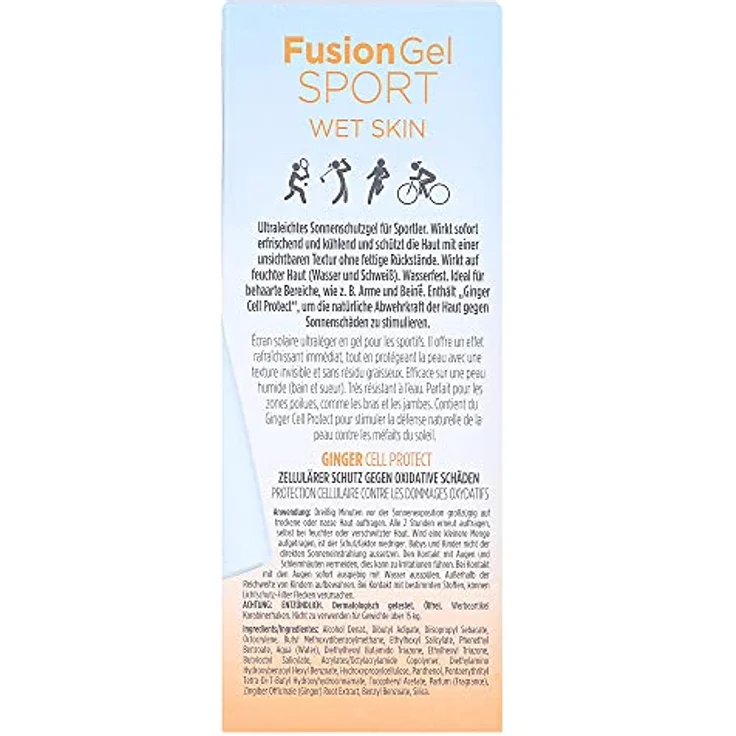 ISDIN Fotoprotector Fusion Gel Sport Wet Skin SPF50 (100 ml) - Beruhigendes Sonnengel für Sportler – Bild 2