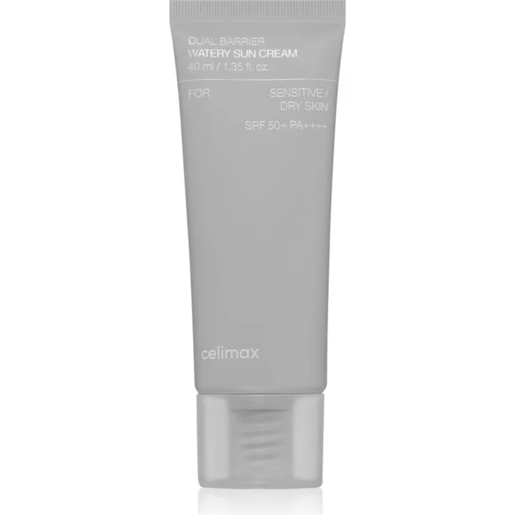 celimax Dual Barrier Mineralien-Schutzcreme, Gesichtssonnencreme für empfindliche Haut, SPF 50+, 40 ml