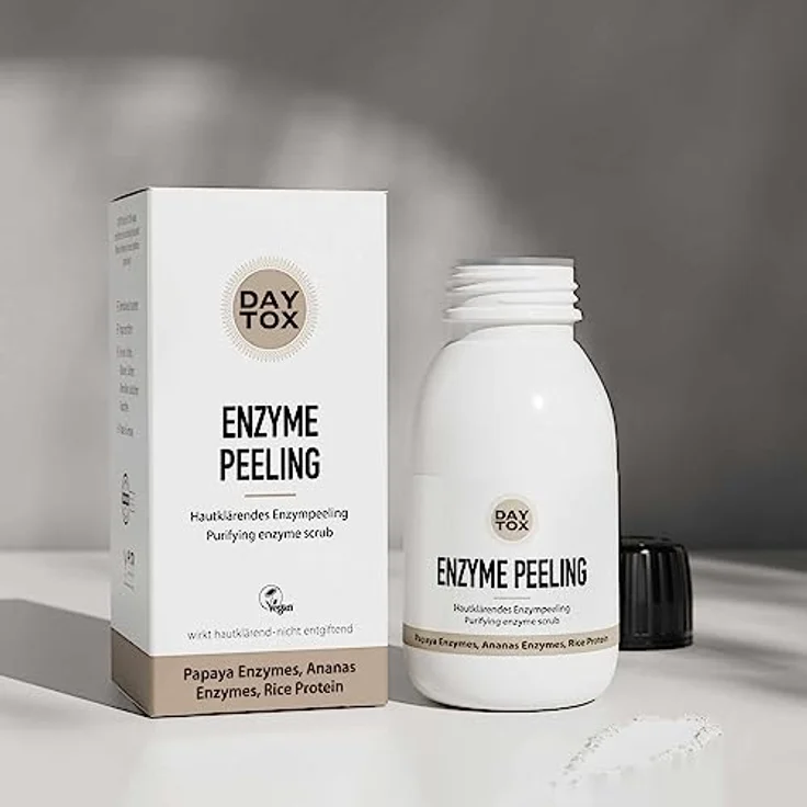 Enzympeeling Pulver für das Gesicht - Vegan, Ohne Silikone, Made in Germany, DAYTOX - Enzyme Peeling - 35 g – Bild 5
