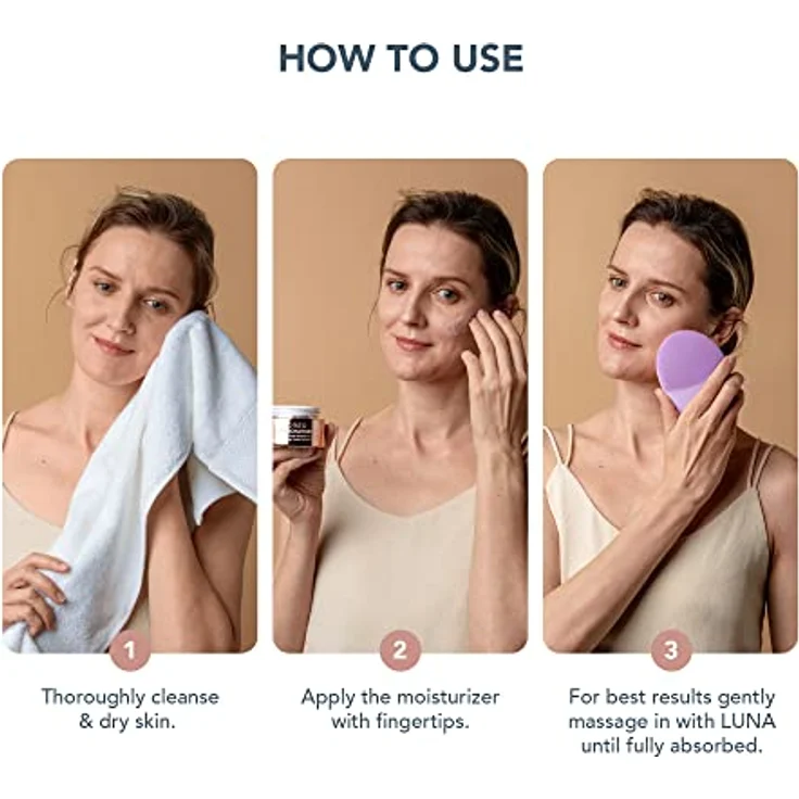 FOREO SUPERCHARGED HA+PGA Intensive Feuchtigkeitscreme - 3x Wirkung, Anti-Falten, Hyaluronsäure & Squalan, Vitamin E - 50 ml, Vegan Kosmetik - Damen und Männer – Bild 5