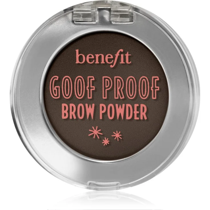 Benefit Goof Proof Brow Powder, Augenbrauenpuder in 4,5 Neutral Deep Brown, 1,9 g mit einfacher Anwendung und pflegender Textur